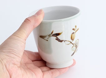 長谷川塑人 湯呑（鉄絵銅彩／A）｜九谷焼のうつわ｜和食器通販 じろや