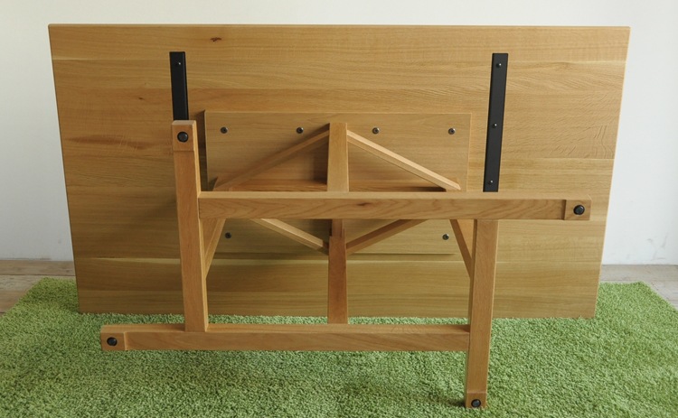 kitani(キタニ) ダイニングテーブル 低め ウォールナット/オーク無垢材