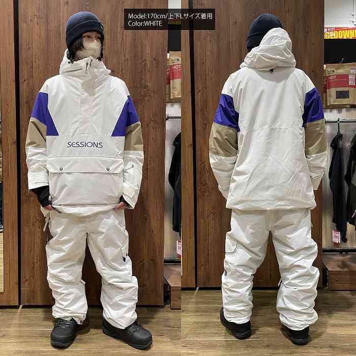 SESSIONS セッションズ SQUADRON PANT NAVY 23-24 ボードウェア メンズ