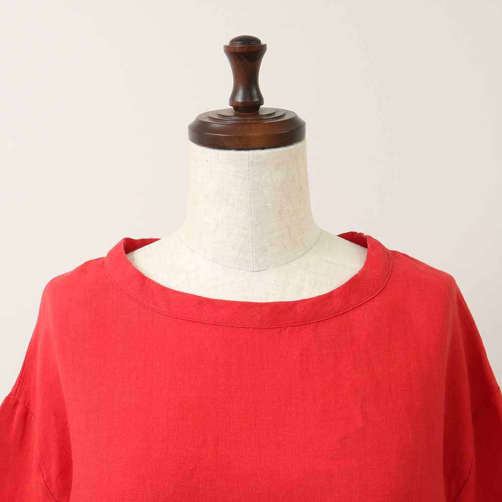 NARU(ナル) 60フレンチリネン ラウンドPO 663817 | TOPS,カットソー