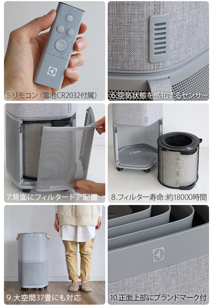 エレクトロラックス Electrolux Pure A9 PA91-406DG PA91-406GY | 新着