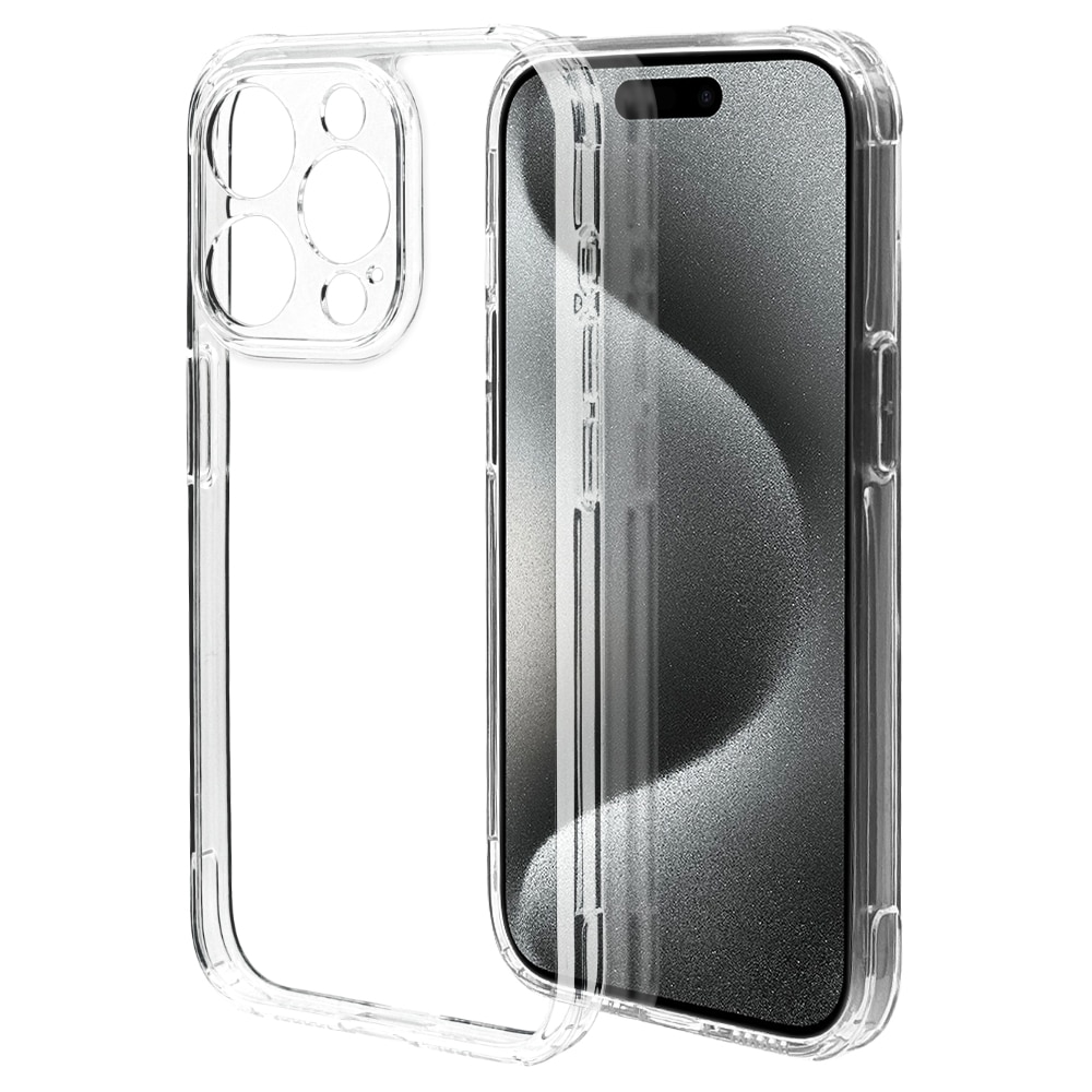 iPhone15 Pro ケース カバー ハイブリッド 超高透明 極限保護 精密設計
