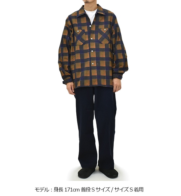 25AW】Needles ニードルズ One-Up Shirt -Printed Flannel/Plaid