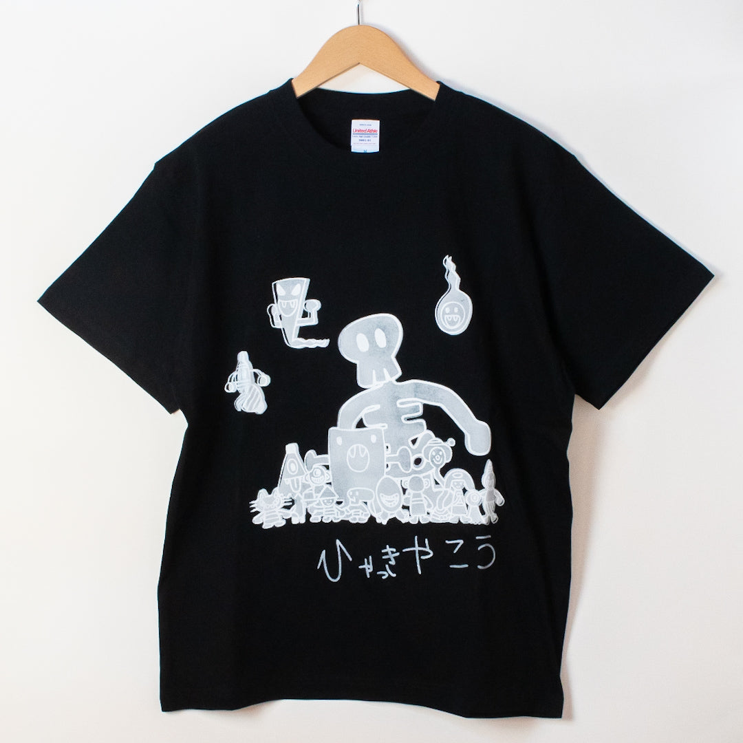 シルクスクリーンTシャツ 波多 黒 – GOOD JOB STORE