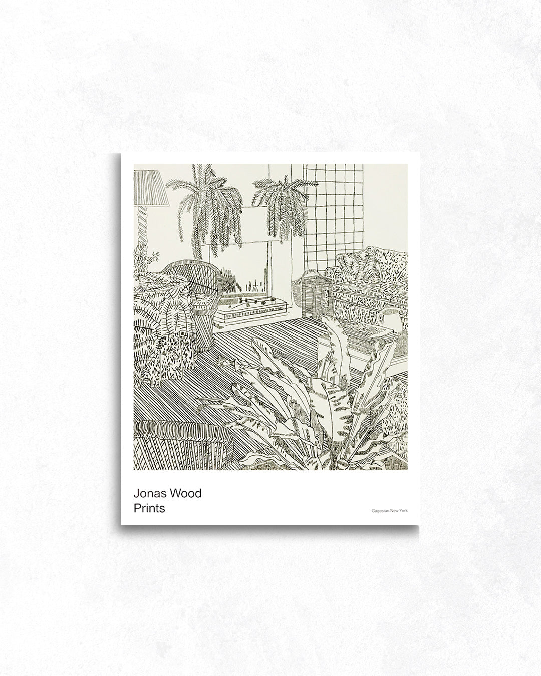 8 Etchings（detail）, 2004ポスター【 Jonas Wood│ジョナス・ウッド