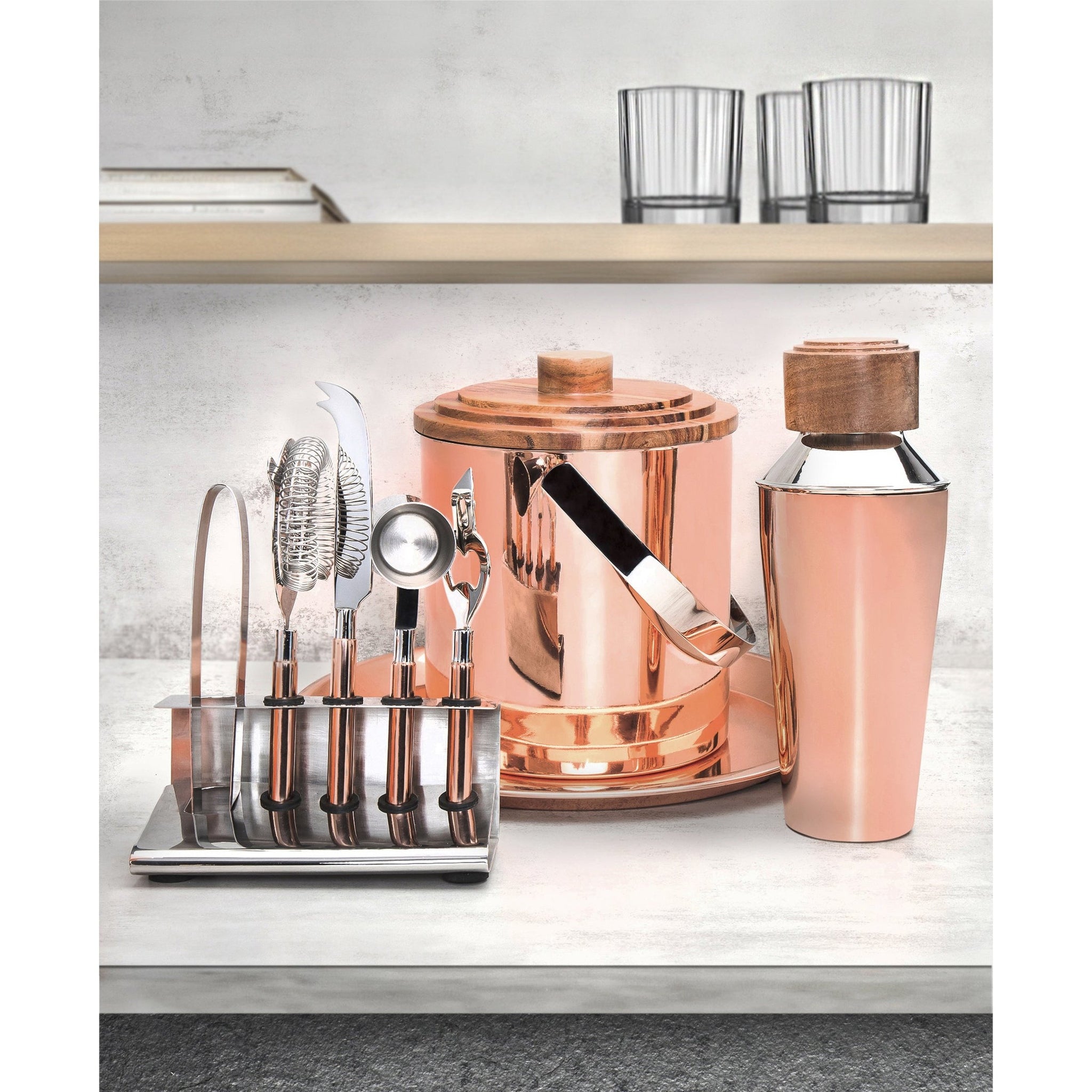 Acacia-Wood-Copper-9-Piece-Bar