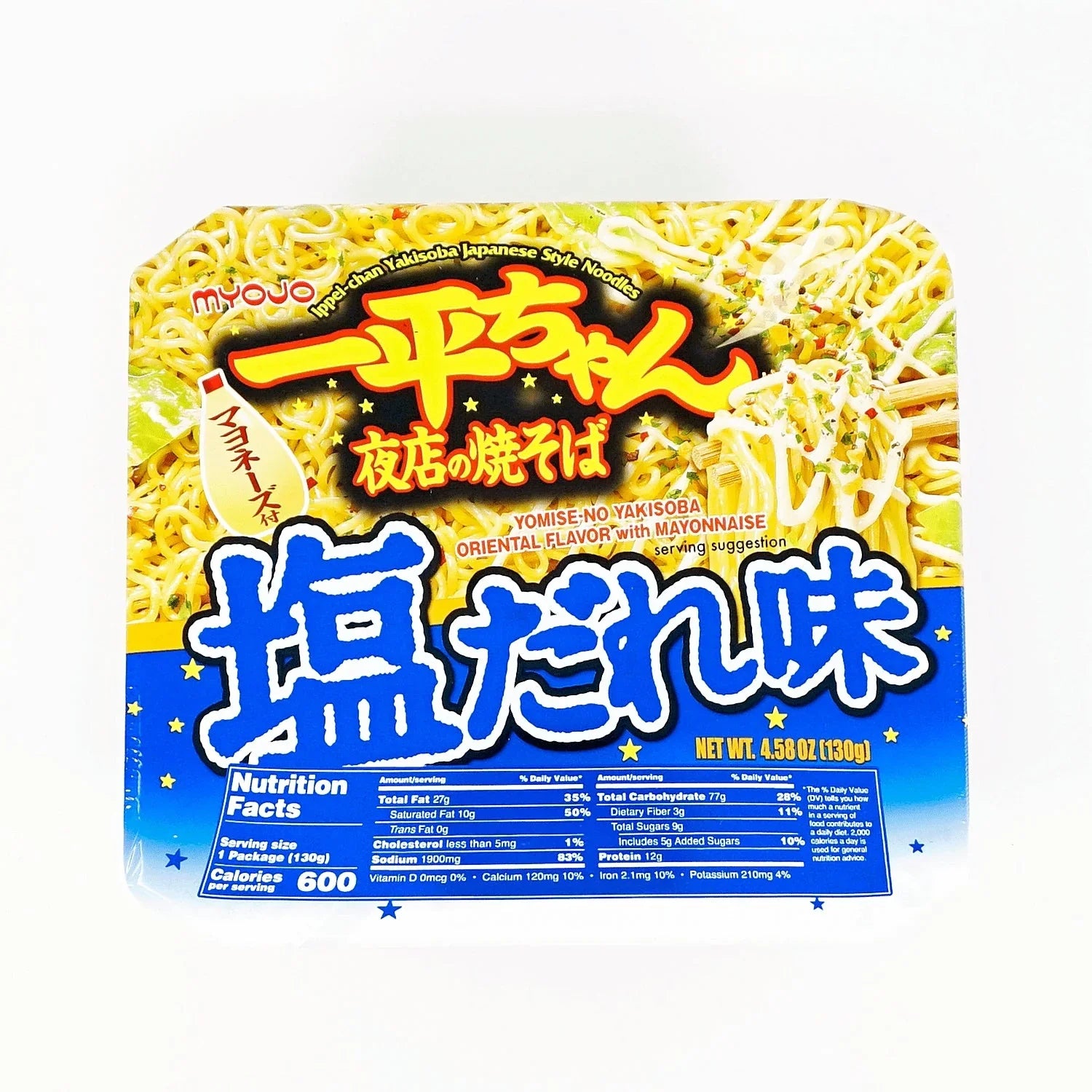 Myojo Ippei Chan Yomise No Yakisoba Oriental Flavor 4.58oz/130g
