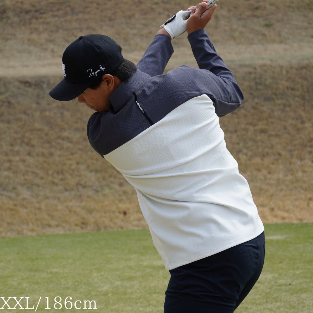 GFFS Logo Dry Jacket(white-gray) – GOLF FREAKS STORE