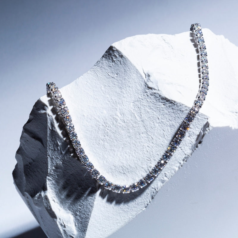 M モアサナイトテニスブレスレット（モアサナイト/プラチナ）PT900