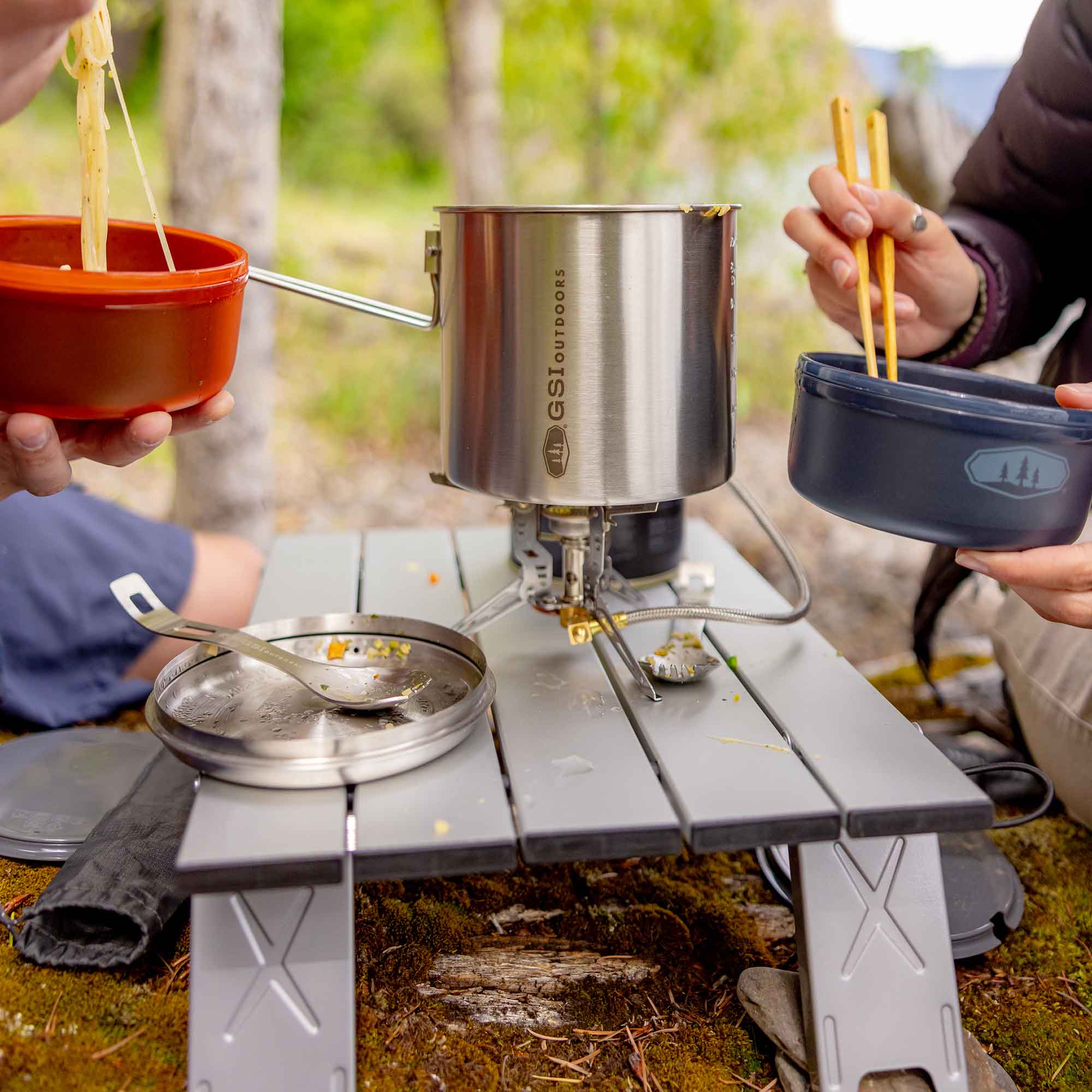 Micro Table+ Folding Aluminum Camping Table | GSI Outdoors