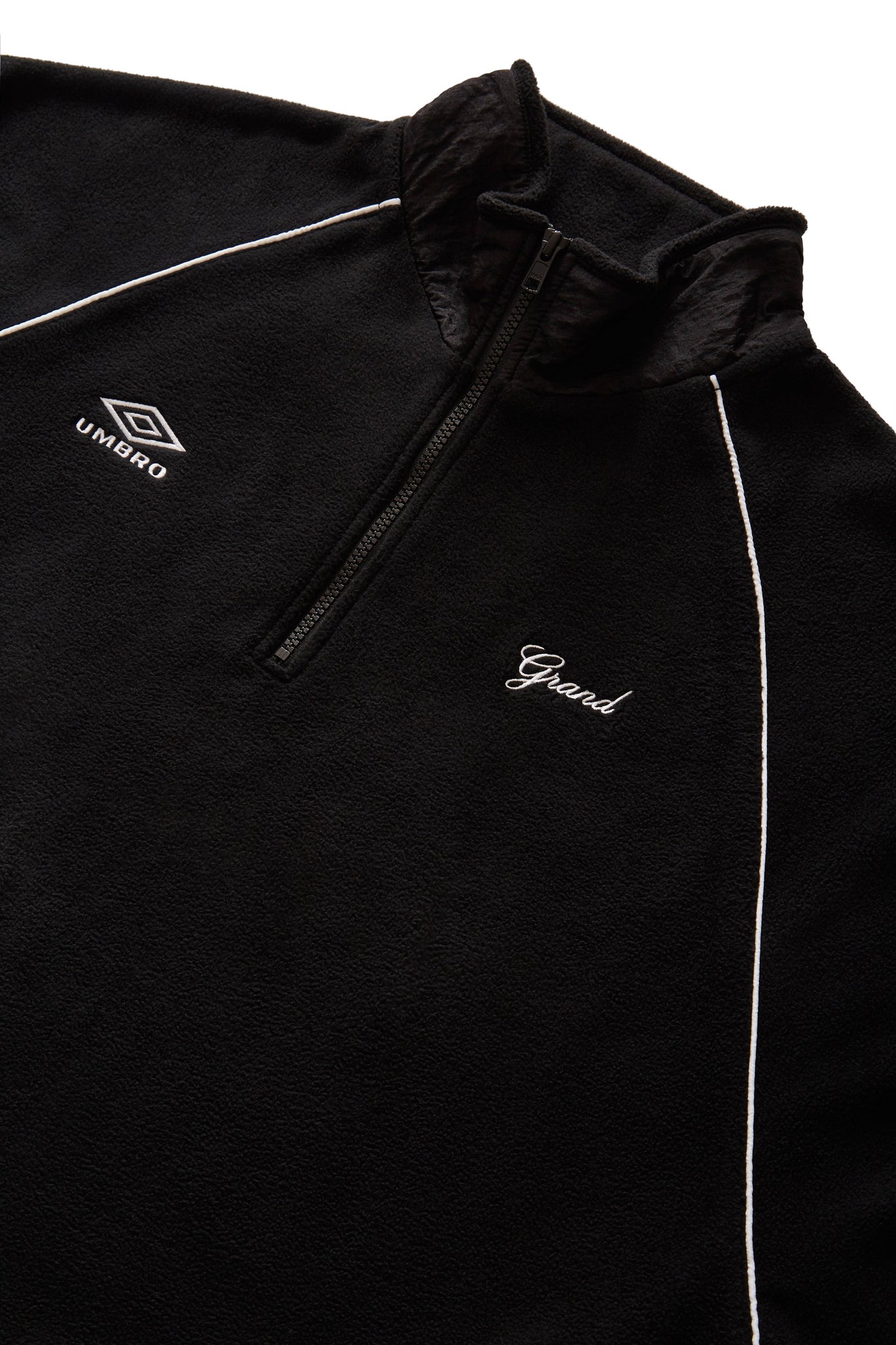 GRAND X UMBRO MICRO FLEECE QUARTER ZIP BLACK – Grand Collection