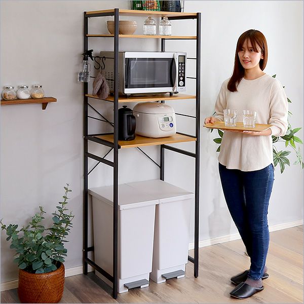 ヴィンテージゴミ箱上レンジラック varid-ヴァリド- [VAD-T2R] | 家具