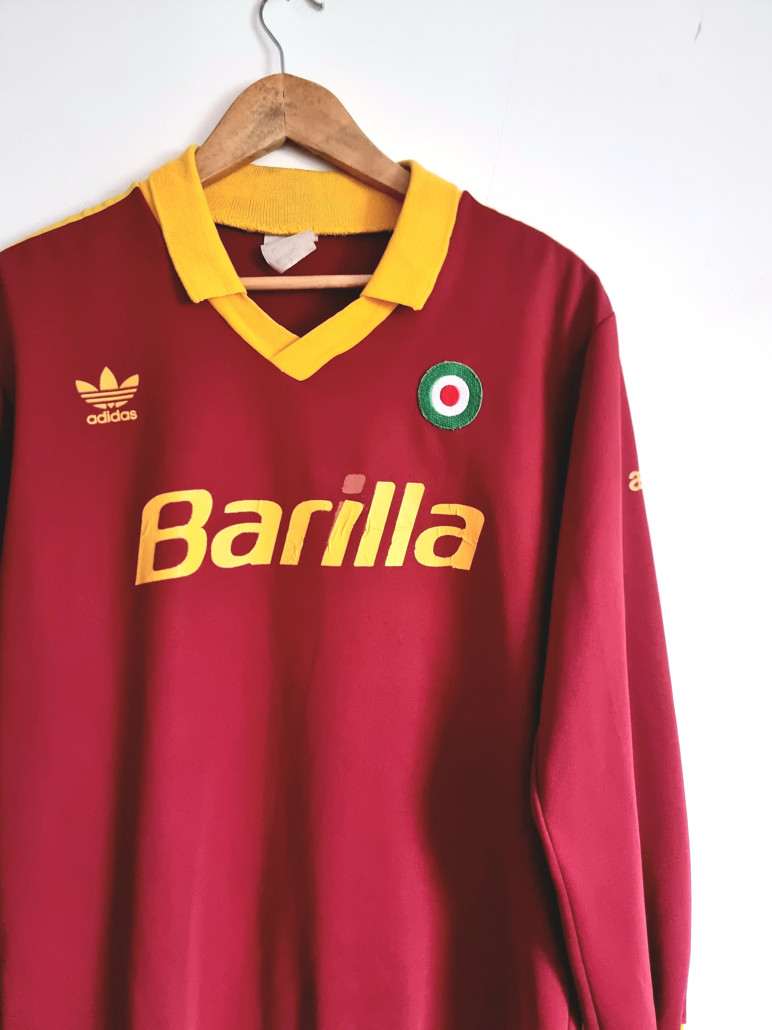 Adidas Roma 91/92 Long Sleeve Home Shirt Medium – Granny's