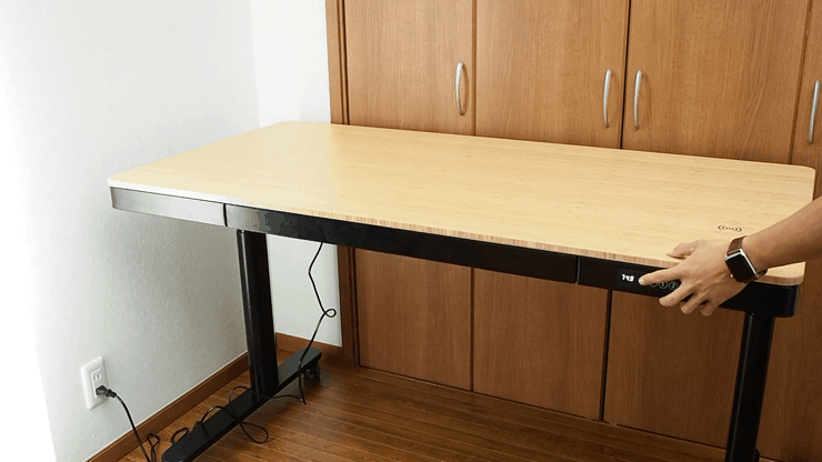 FlexiSpot Q8 レビュー】引き出し＋ワイヤレス充電機能を搭載した電動