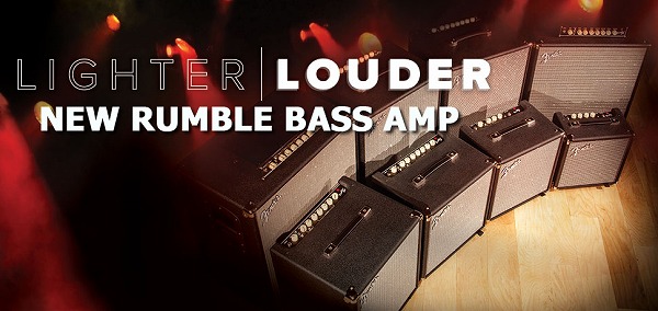 ベースアンプ】フェンダーベースアンプ「Rumbleシリーズ」が