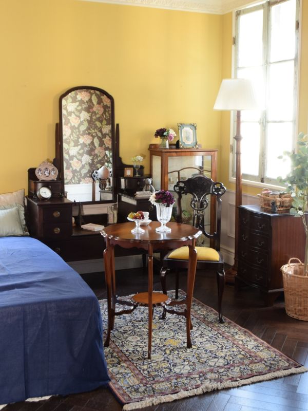 おしゃれなフロアランプ、アンティーク調のスタンドライト(E26球付)(tl