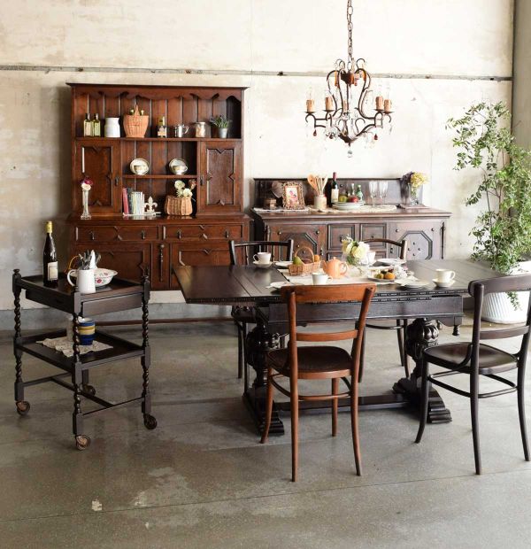 イギリスのオシャレなアンティークの椅子、曲げ木のベントウッドチェア