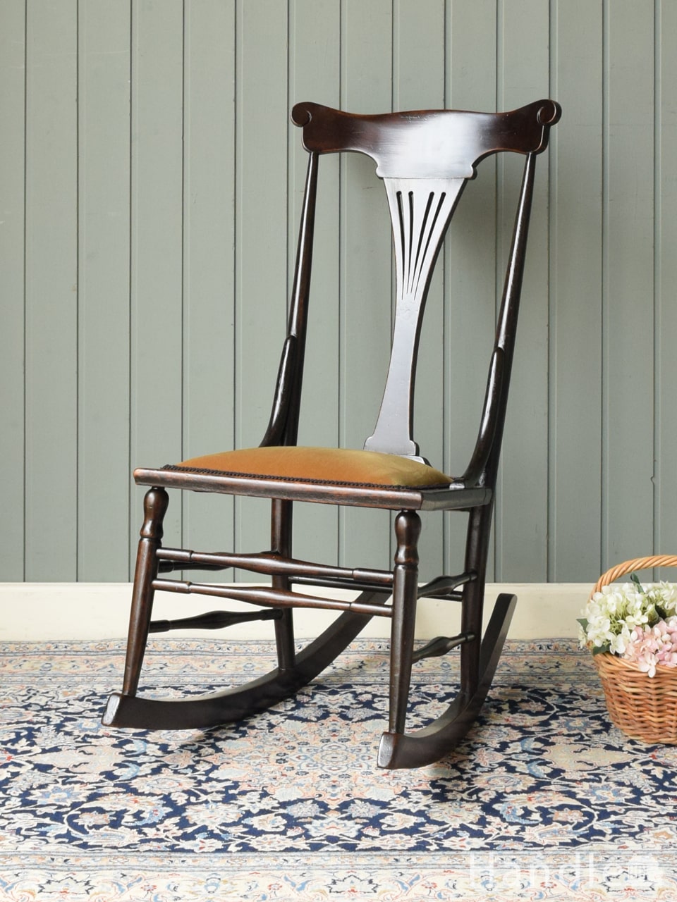 1980年代のアンティーク ロッキングチェア(k-287-c)｜アンティーク