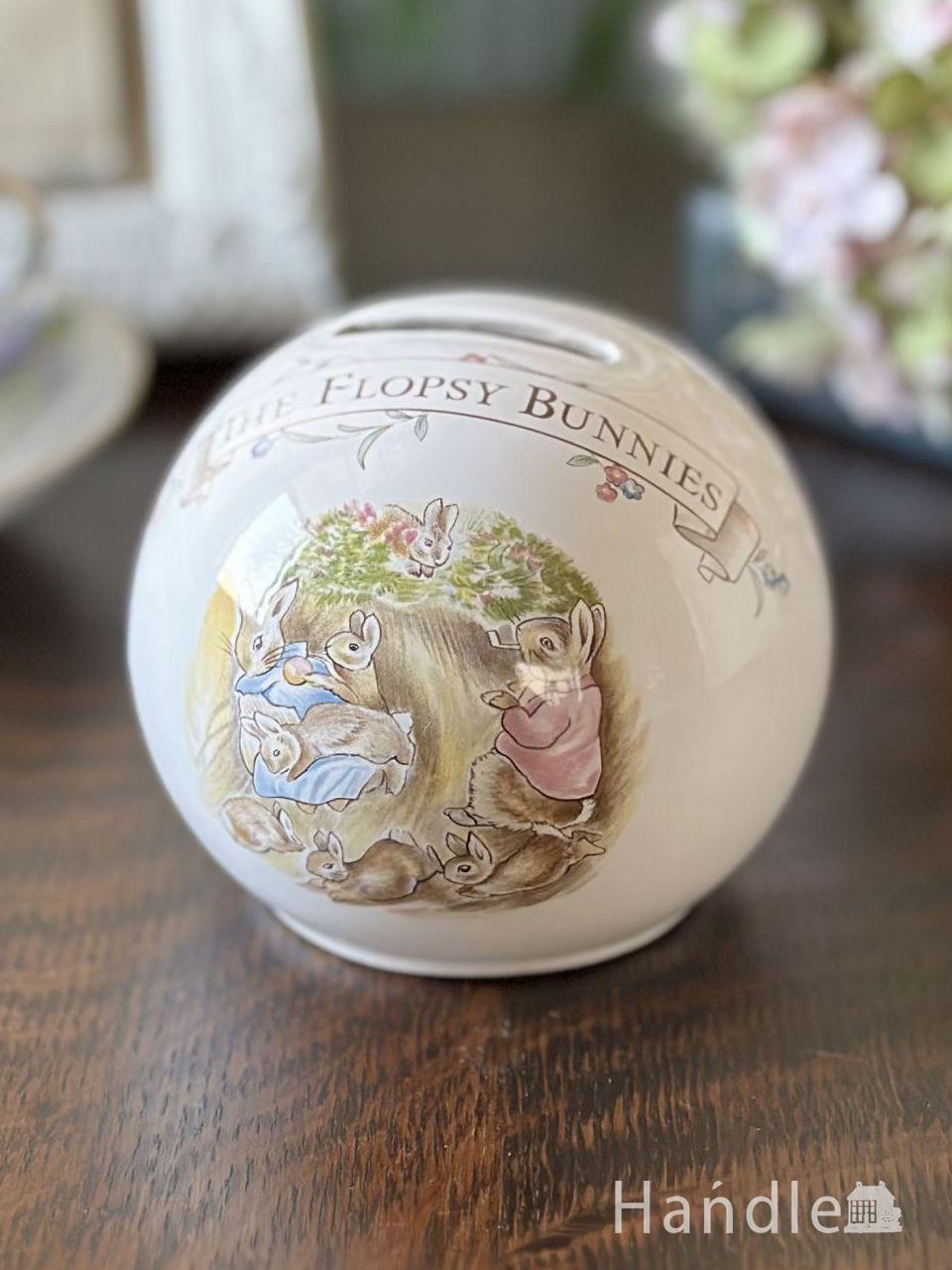 英国の銀食器、アンティークシルバー持ち手付きのエッグカップ(m-1373