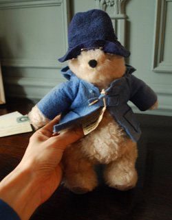 アンティーク パディントンベア（アクアブルー）(m-743-z