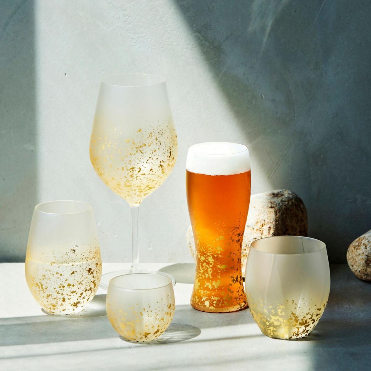 箔一 hakuichi 金箔 金沢箔 金沢 工芸品 Stardust Akari ワイングラス