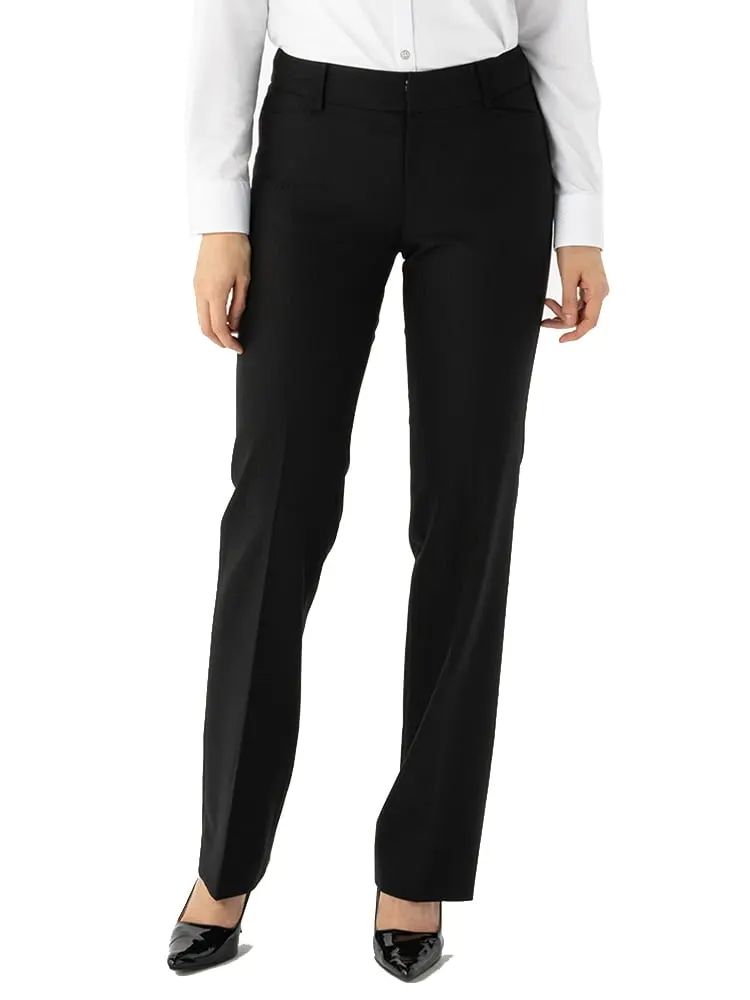 ストレートパンツ with 黒シャドーストライプ ウォッシャブル 2WAY