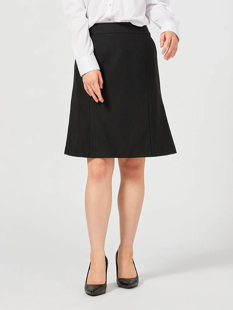 ウォッシャブル】セミフレアスカート ストレッチ S＆M Knightsbridge