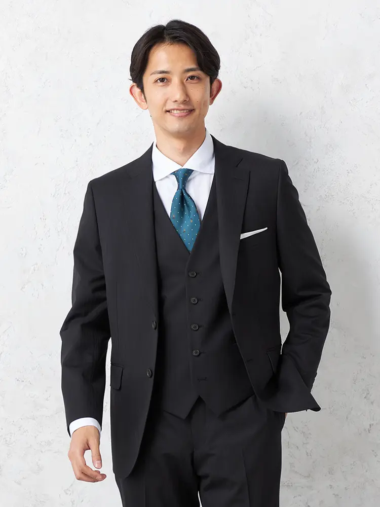 ブラック 【S＆M BLUE LABEL】 スリーピーススーツ スーツ