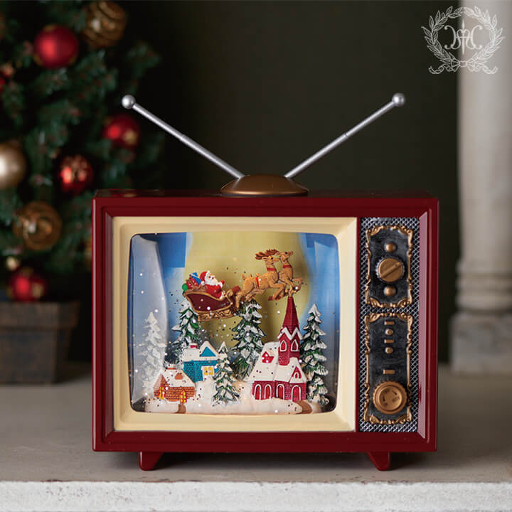 リキッドLEDオルゴールテレビ｜クリスマス雑貨の通販 ハルモニア web