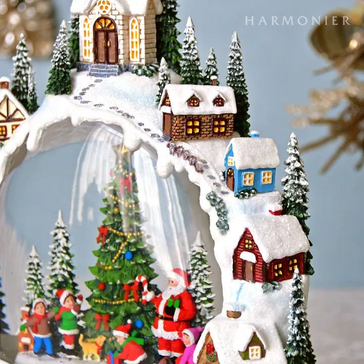 リキッドLEDクリスマスビレッジ※電池/USB仕様｜クリスマス雑貨の通販