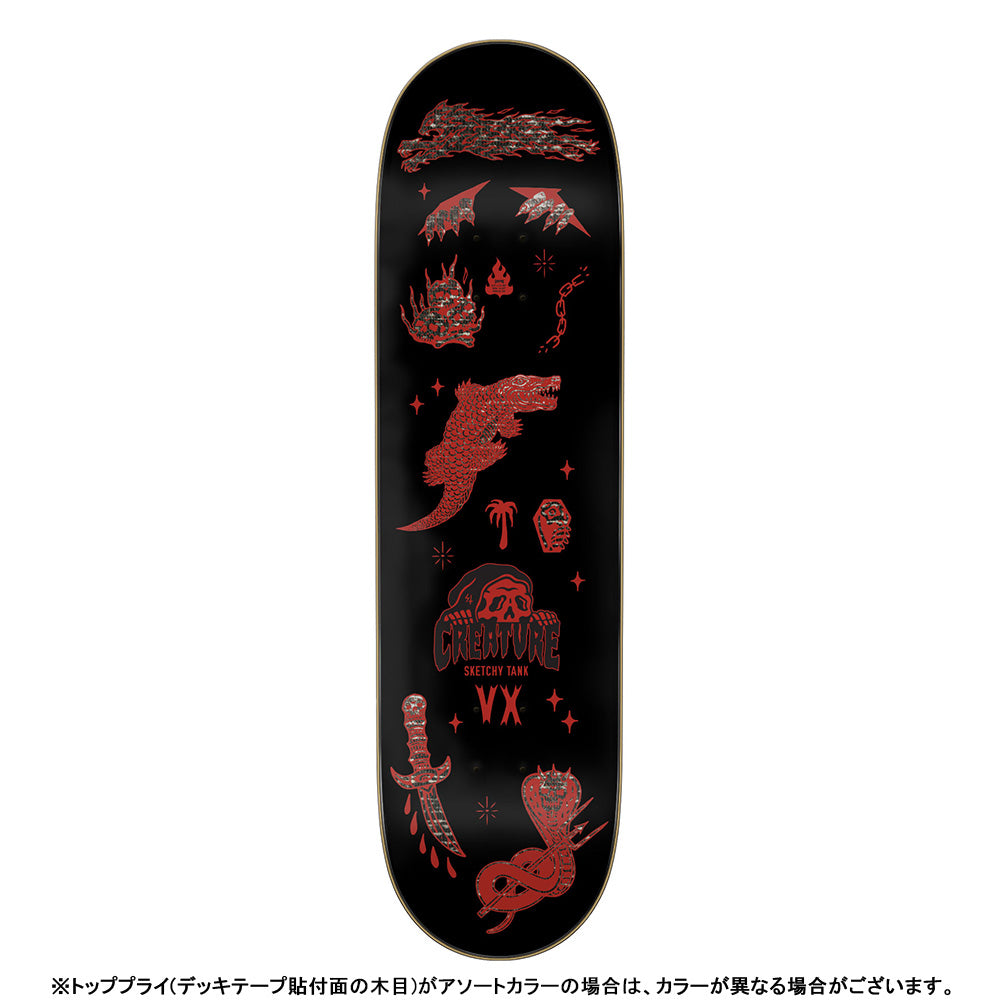 8.51in x 31.88in MARTINEZ CREATURE TRIPPY TANKS VX PRO SKATEBOARD