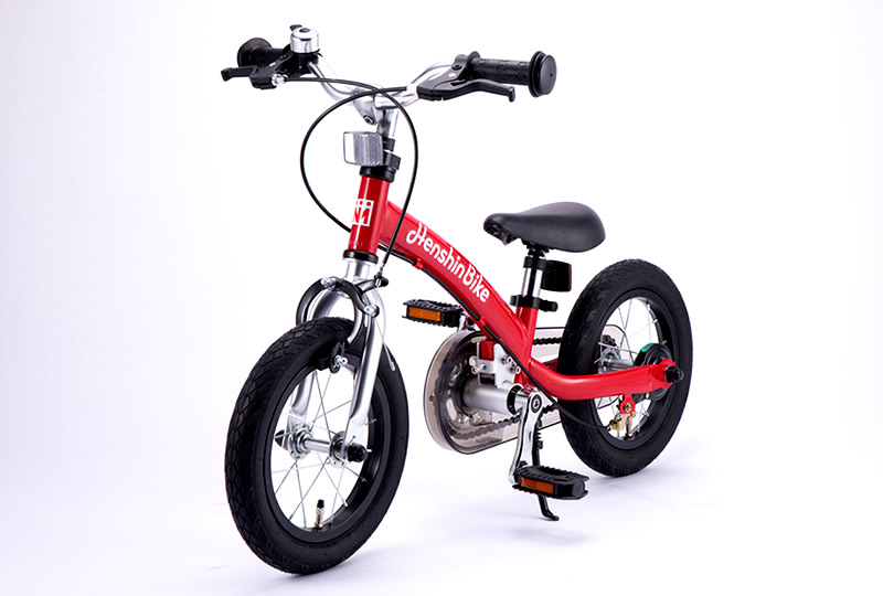 美品】へんしんバイク 12インチ 赤 Henshin Bike良品】HenshinBike