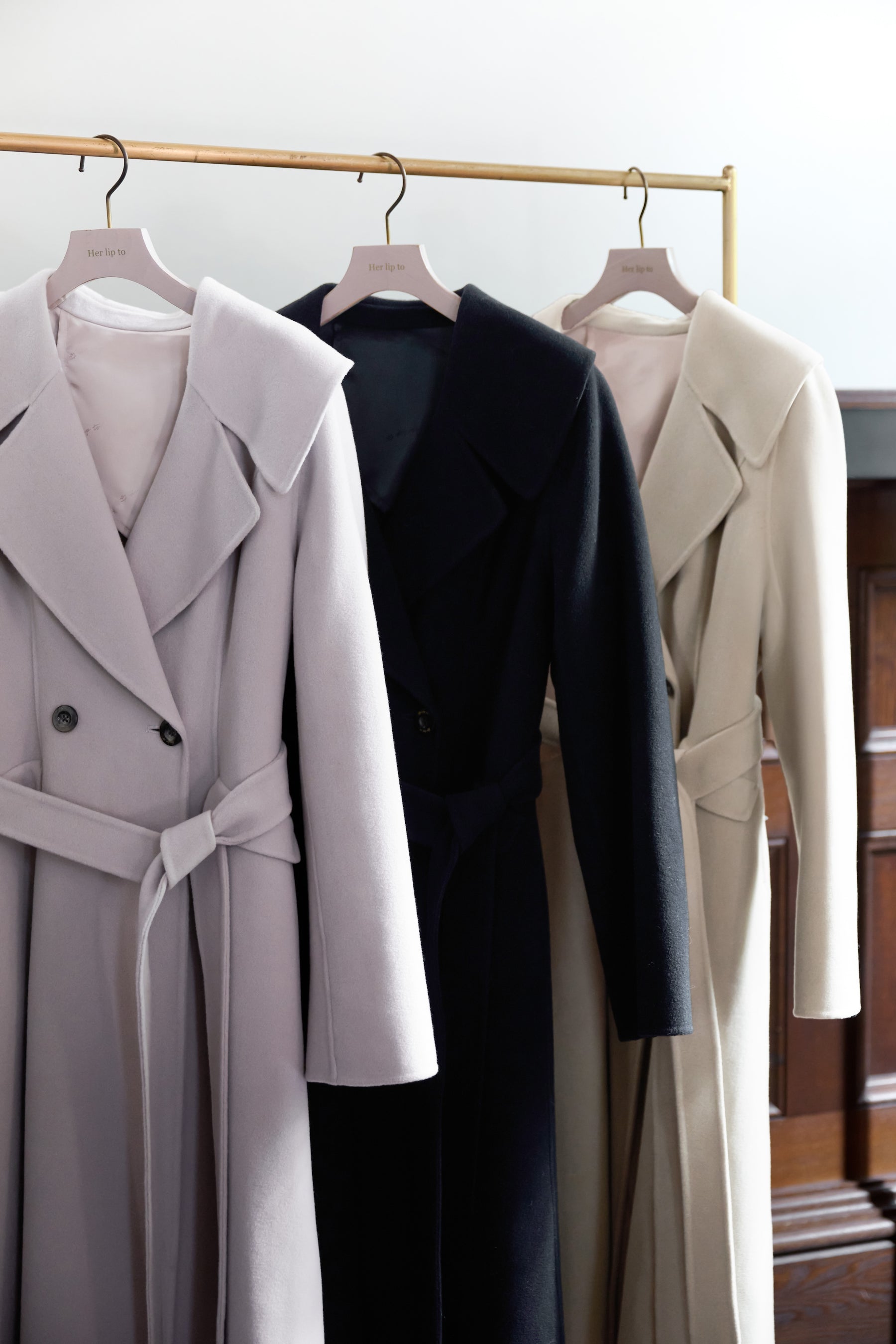 Hamilton Wool Rever Flared Coat