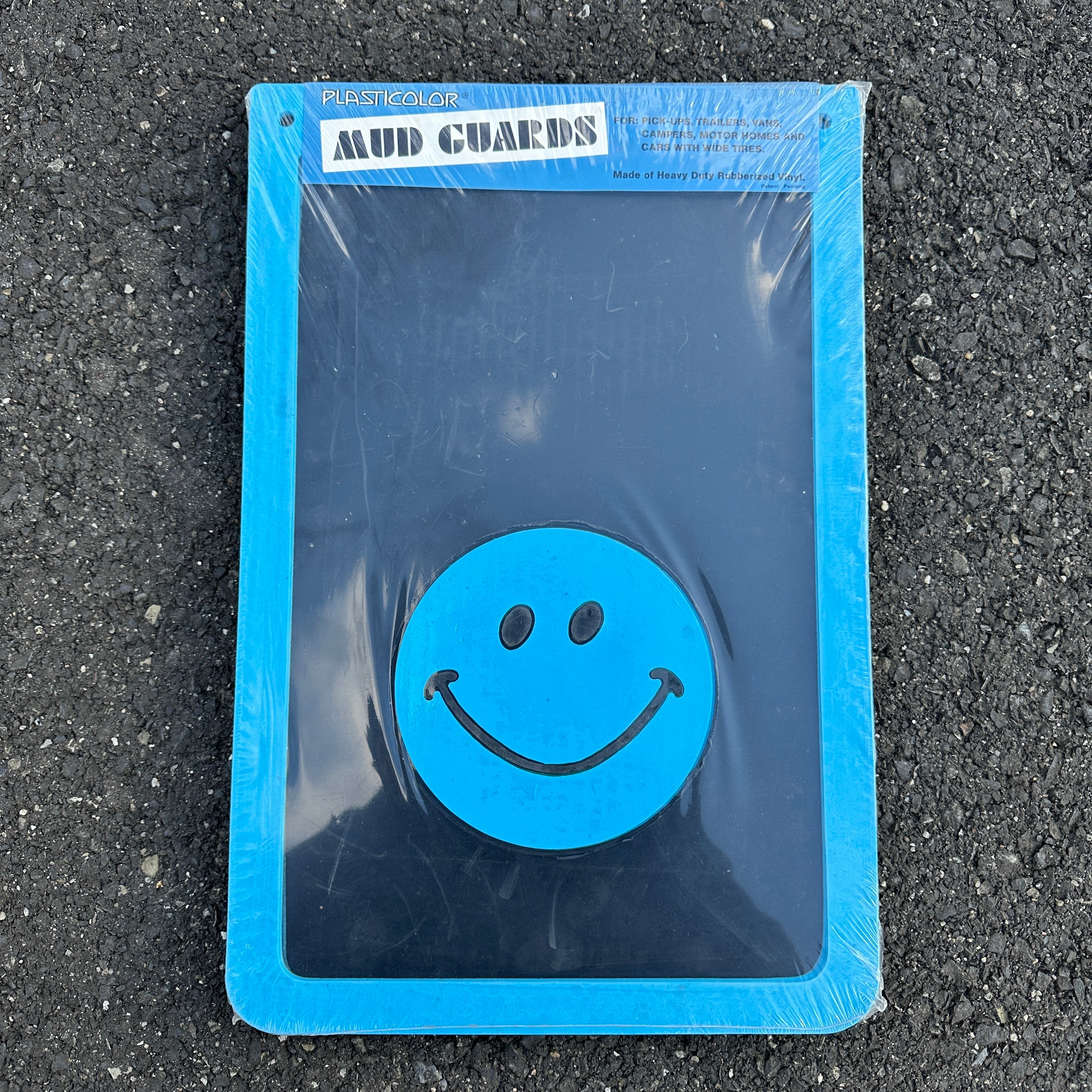NOS Smiley Face Mudflaps- Plasticolor 18x12 - Multiple colors