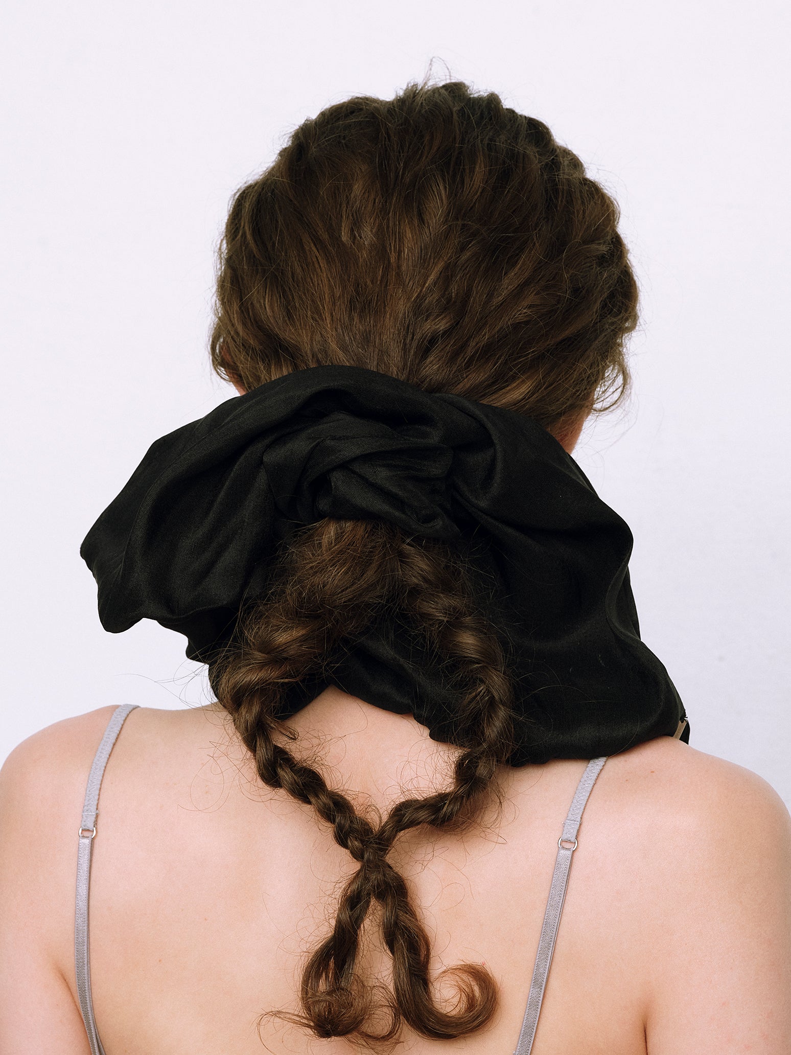 Silk Square Large Scrunchie – heyep