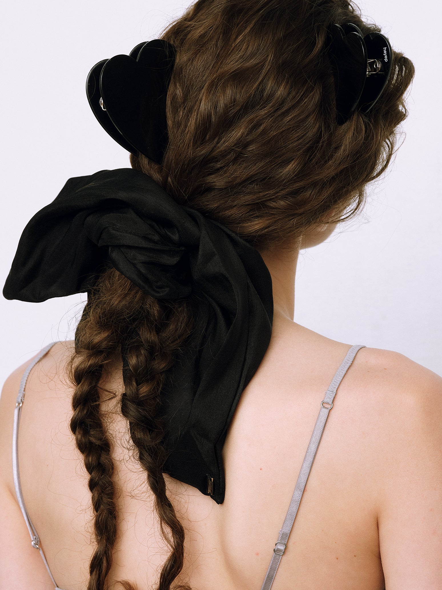 Silk Square Large Scrunchie – heyep