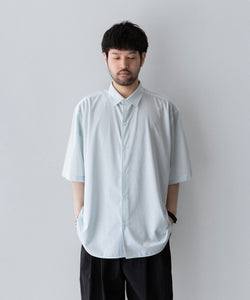 KANEMASA PHIL.】46G ATMOSPHERE S/S SHIRT - SAX | 公式通販サイト