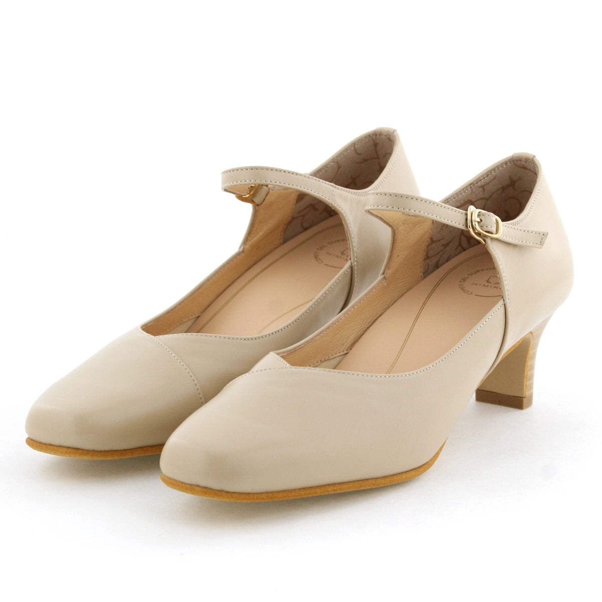 快適ウォークパンプス】5㎝ヒールストラップパンプス/605002