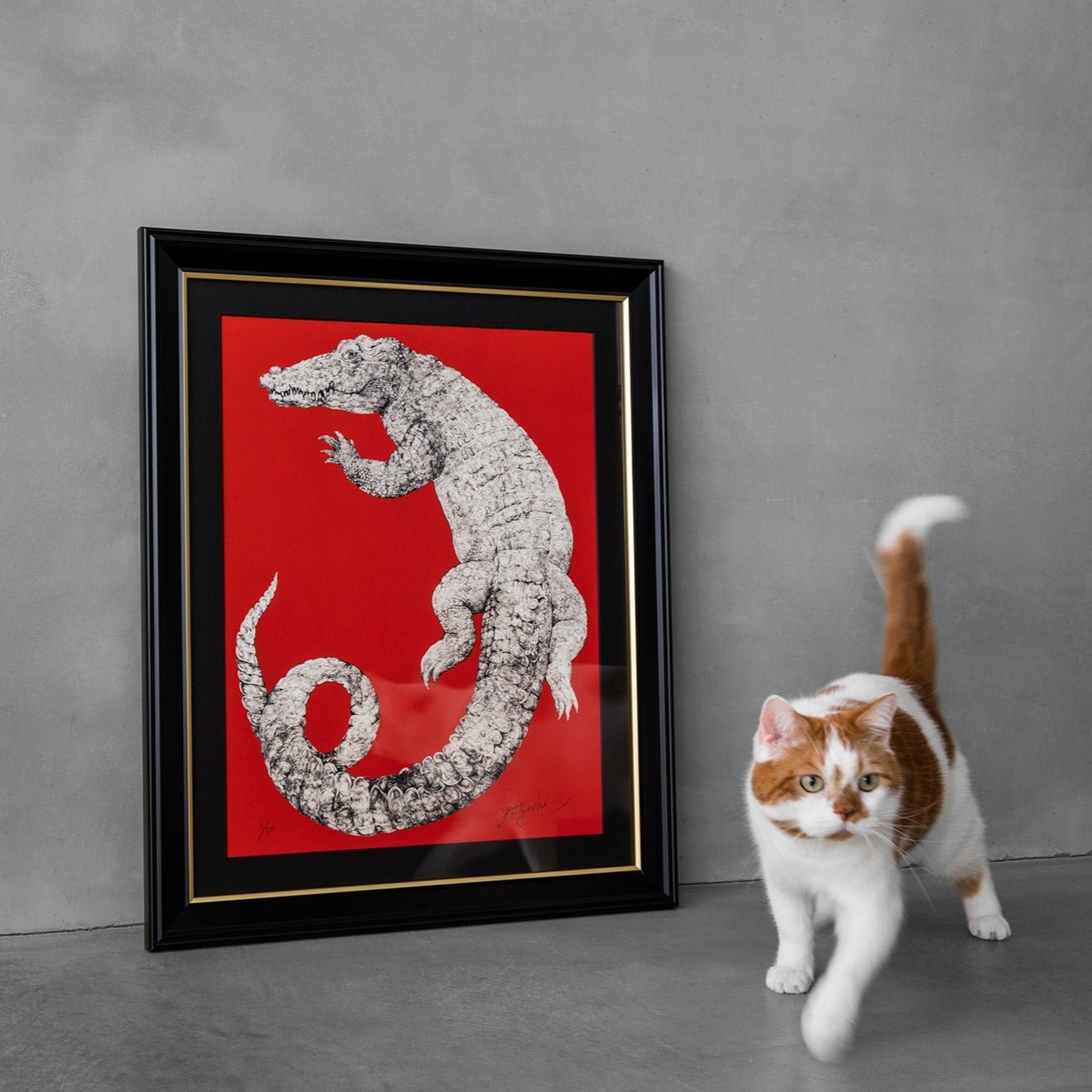 額装】複製画 鰐 – ボリス雑貨店