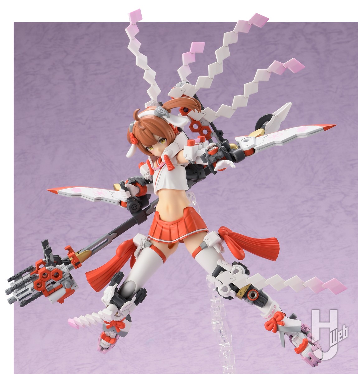 BUSTER DOLL ガンナー」を“和風巫女”スタイルに大改造！【メガミ