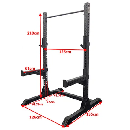 MBC POWER「MBCスクワットスタンドスタンダード 210cm」 | ホームジムラボ