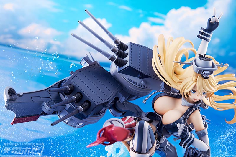 艦これ』アイオワが躍動感あふれるポージングでフィギュア化！大型の