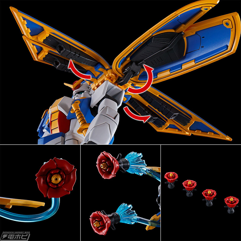Gガンダム』ガンダムローズが完全新規造形でHGガンプラ化！マント型
