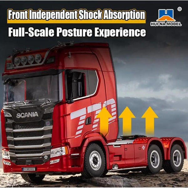 Huina RC 1/18 Scale 1501 Scania 770S with RC Platform Semi Trailer