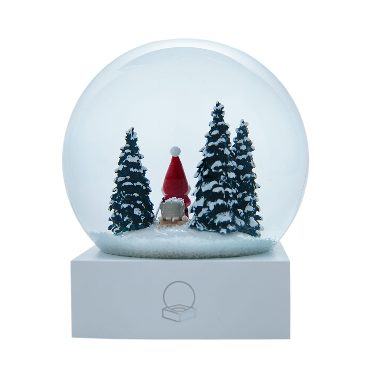 ノルディカ ニッセ サンタ クリスマス スノードーム（ そりをひいた