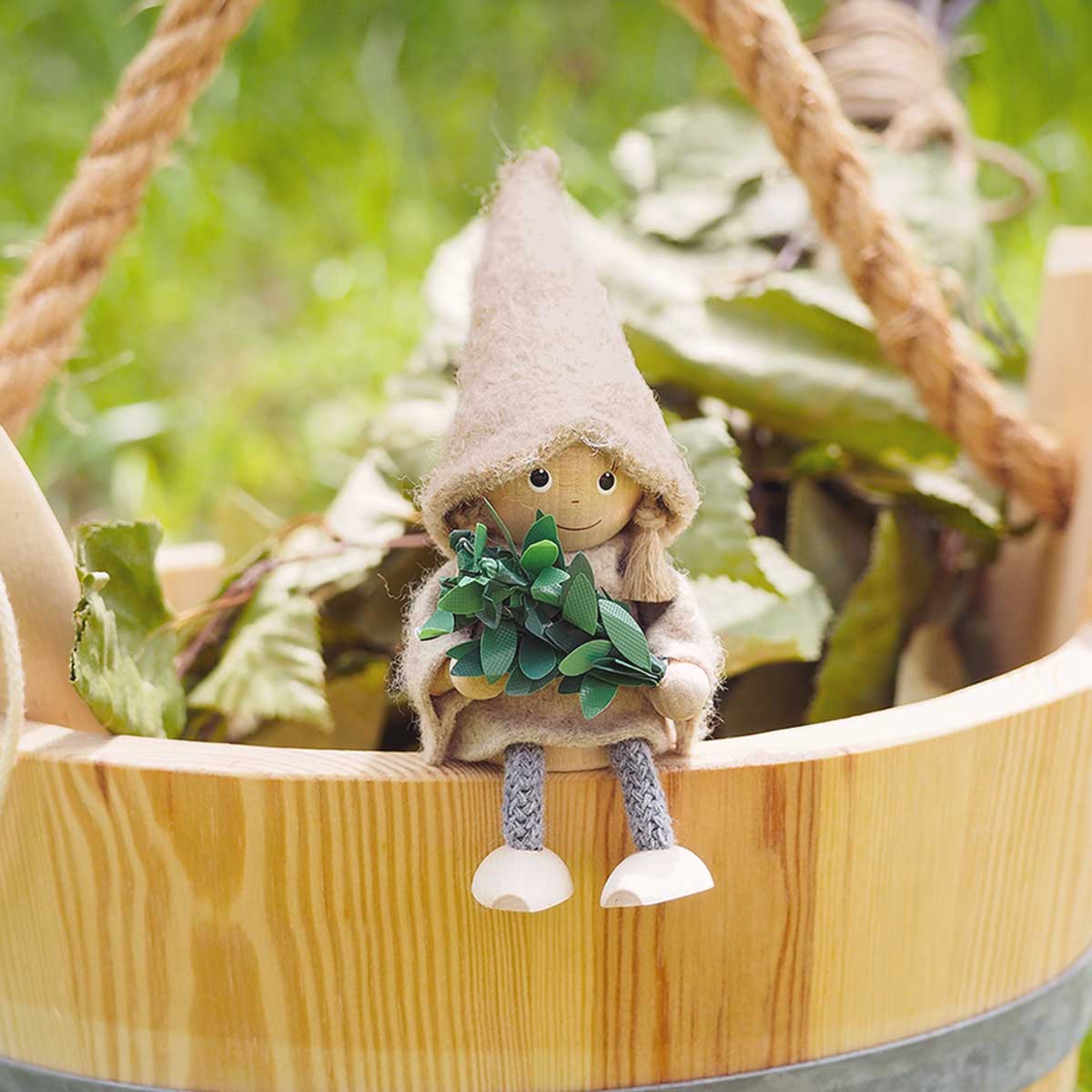 NORDIKA nisse ノルディカ ニッセ 木製人形 ( サウナニッセ / 女の子