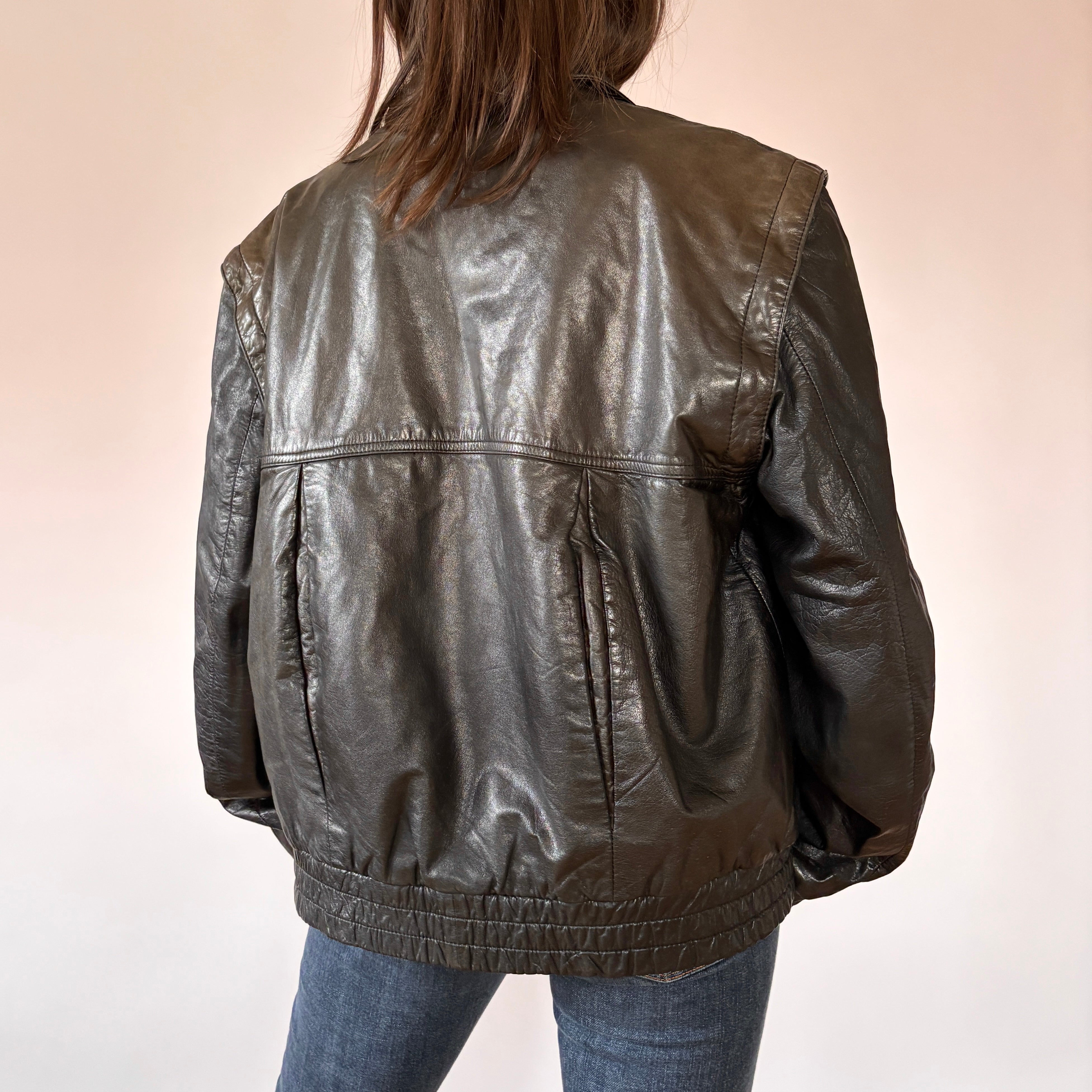 90s Wilson's Leather Bomber Jacket (XL) – Holy Thrift