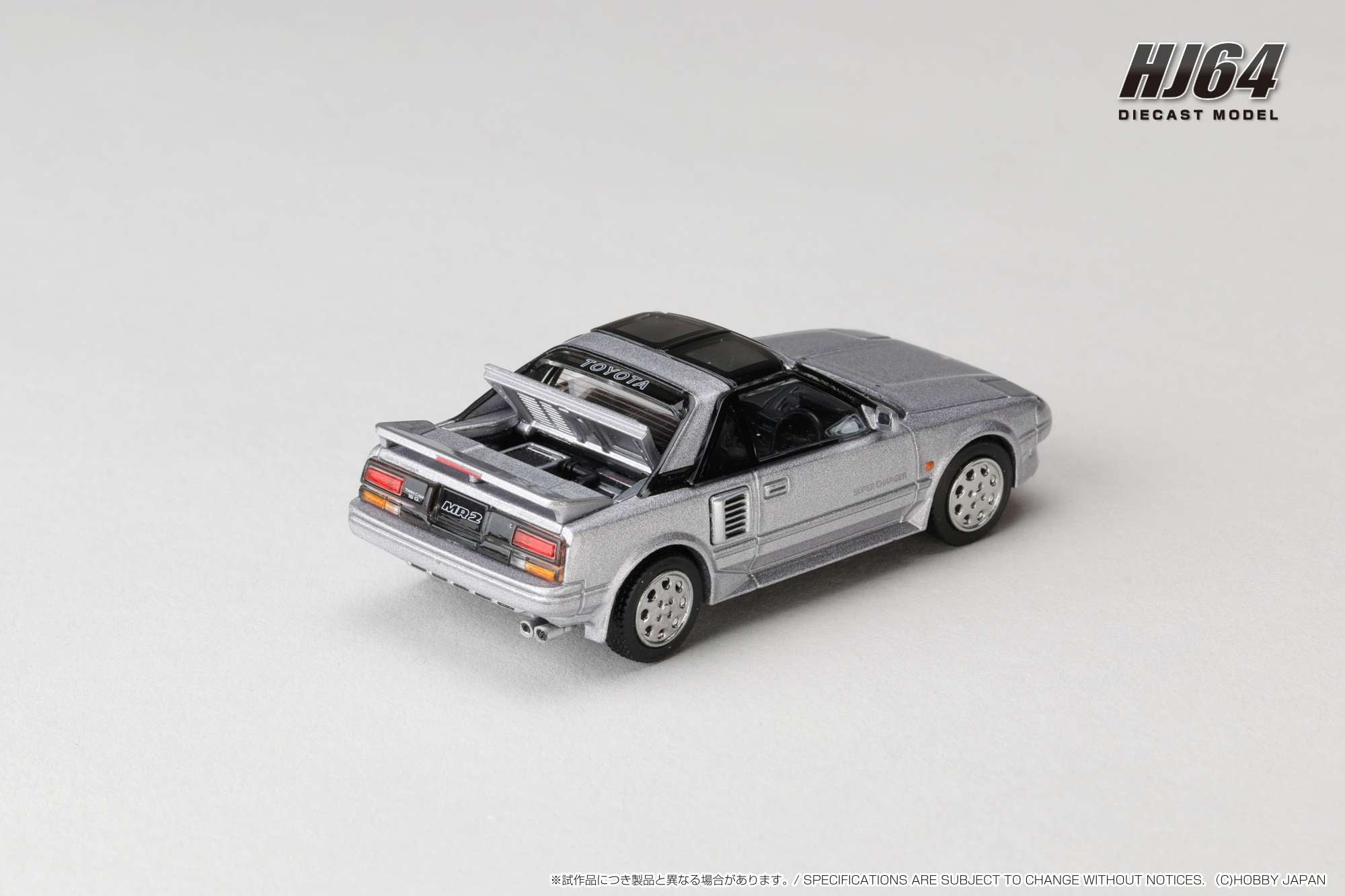 Hobby Japan 1:64 Toyota MR2 1600G-LIMITED SUPER CHARGER 1988 T BAR