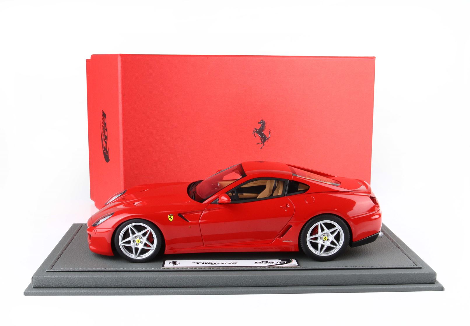 BBR 1:18 FERRARI 599 GTB FIORANO 2006 - Total Rosso corsa BBR1871F