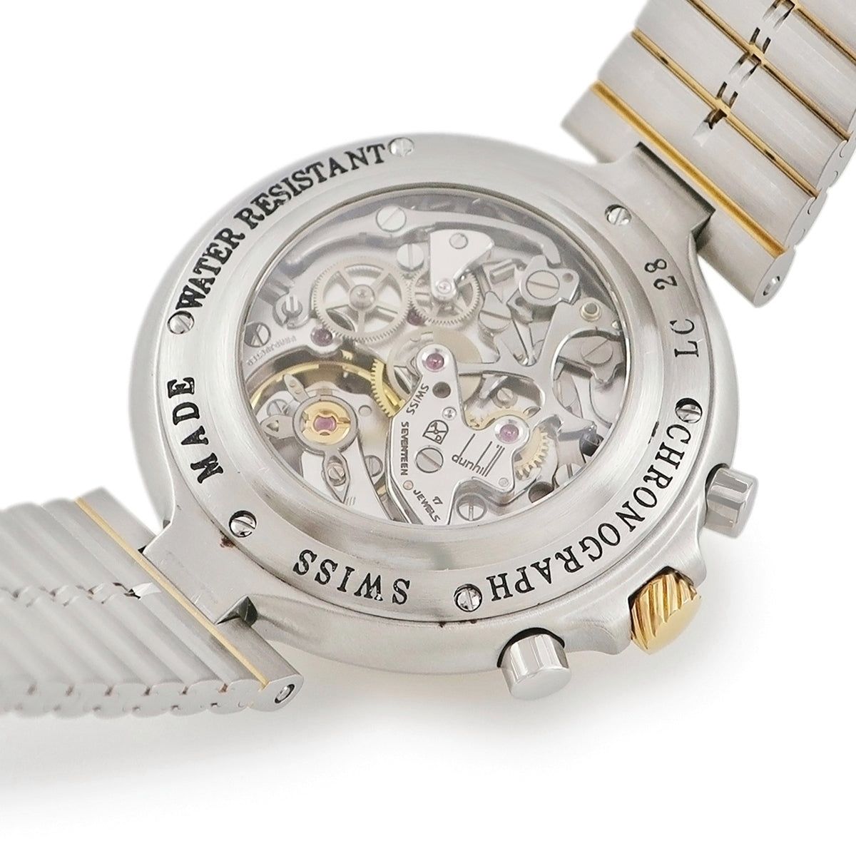 ダンヒル dunhill ミレニアム クロノグラフ LC28 手巻き メンズ